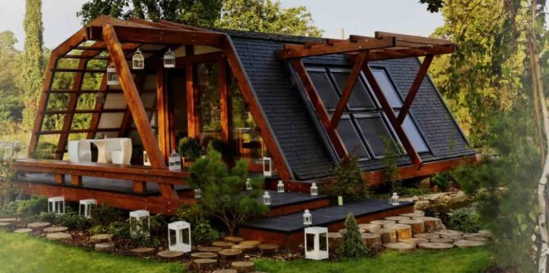 maison futuriste écologique