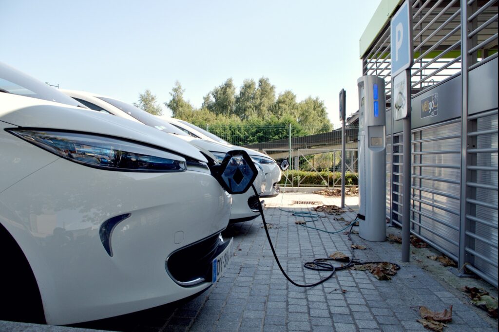 borne de recharge pour véhicule d'entreprise