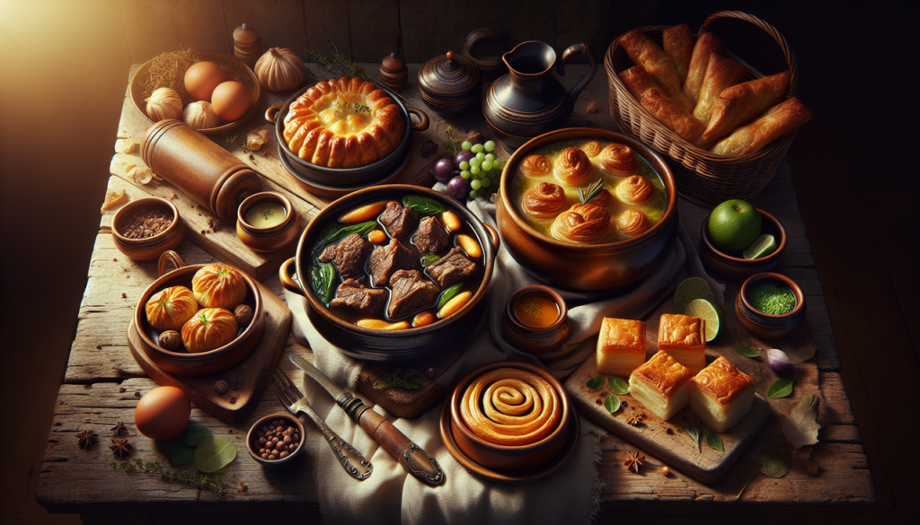 Plat en J : Joue de Boeuf, Jalousie, Jambonnette et garnitures.