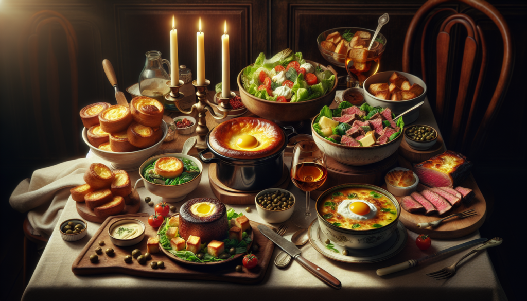 Plat en S : soufflé, soupe, salade niçoise, steak tartare, saucisson secs.