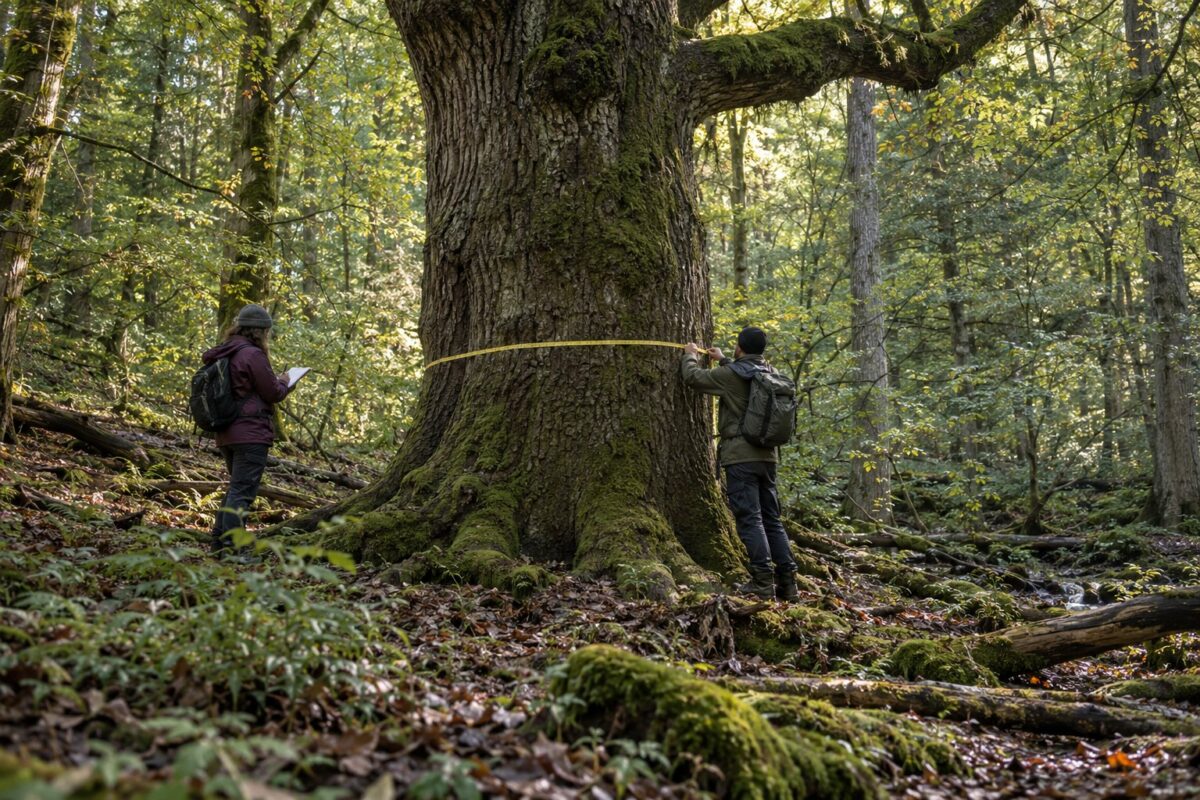 Compter le carbone d'un arbre : ce qu'on sait vraiment, et ce qu'on nous vend